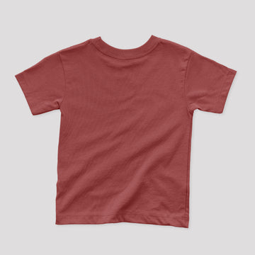 maroon color back side tshirt image 