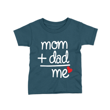 teal blue front kids tshirt 