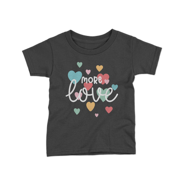 more love print kids tshirt image 