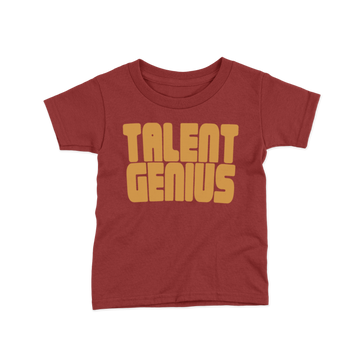 talent genius front kids tshirt 