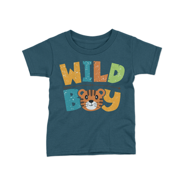 wild boy graphic kids tshirt image 